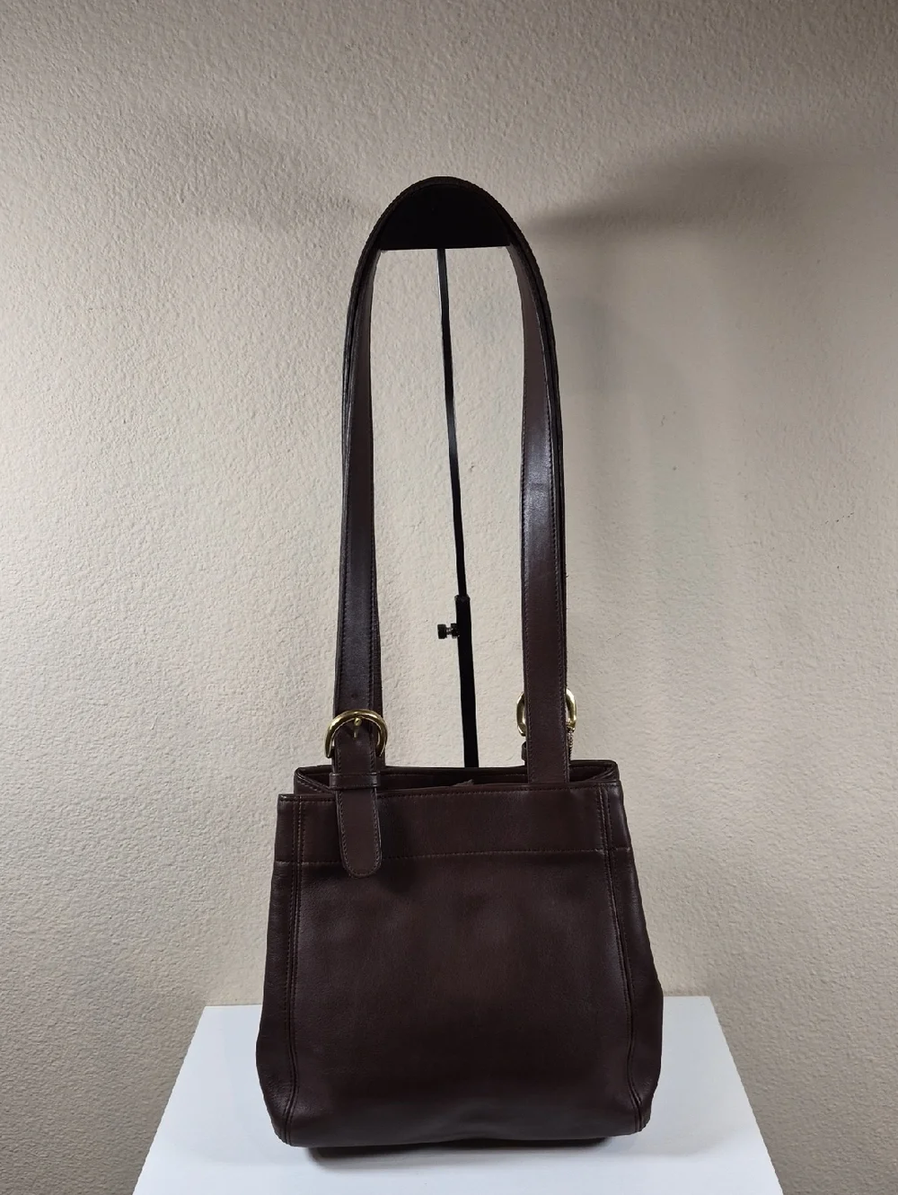 Vintage Coach Mahogany Buckle Bag #4157